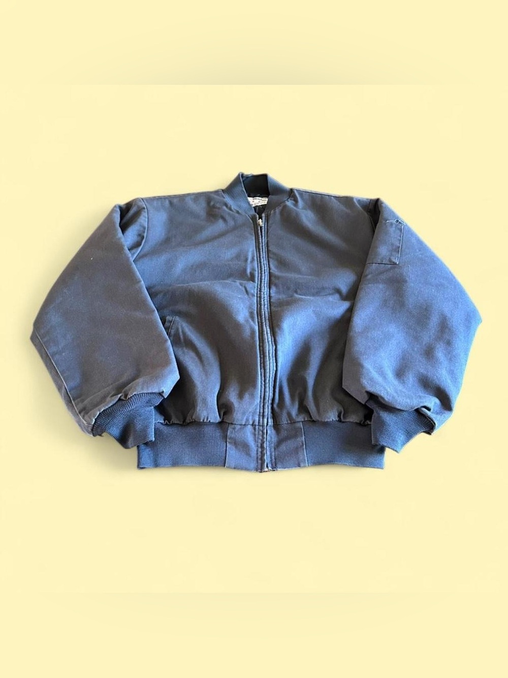 Vintage WearGuard Bomber Jacket Gray Men’s L Workwear Flight Jacket